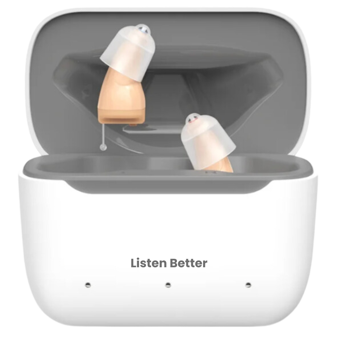 Listen Better 4 Pro o menor aparelho auditivo recarregável do mundo