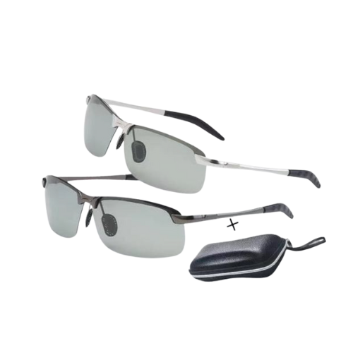 Óculos tecnologia militar para dirigir dia e noite e pescar - Chameleon Glasses polarizado