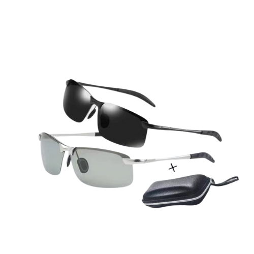 Óculos tecnologia militar para dirigir dia e noite e pescar - Chameleon Glasses polarizado