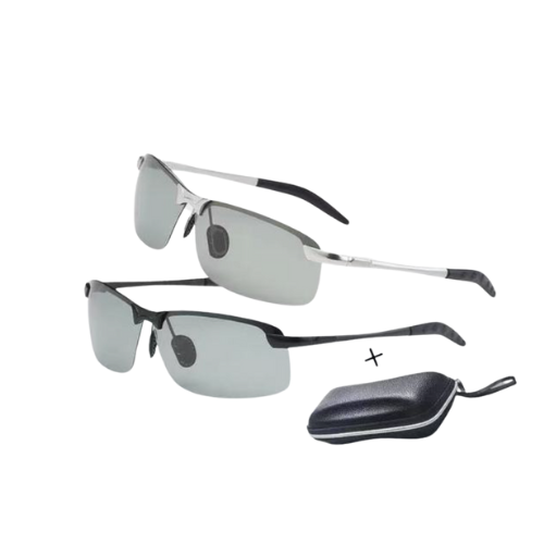 Óculos tecnologia militar para dirigir dia e noite e pescar - Chameleon Glasses polarizado