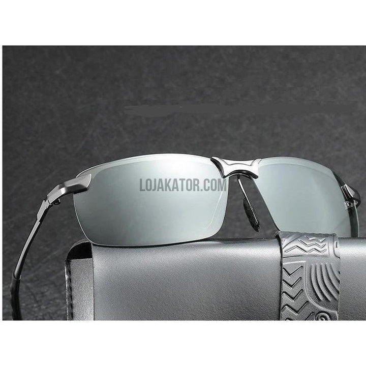 Óculos fotocromático para dirigir dia e noite Chameleon Glasses polarizado - Loja Kator